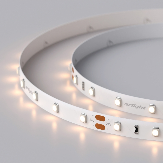 Светодиодная лента RT 2-5000 24V Warm3000 (3528, 300 LED, LUX), Arlight, 024110(B), изображение 2 Светодиодная лента RT 2-5000 24V Warm3000 (3528, 300 LED, LUX), Arlight, 024110(B), изображение 2