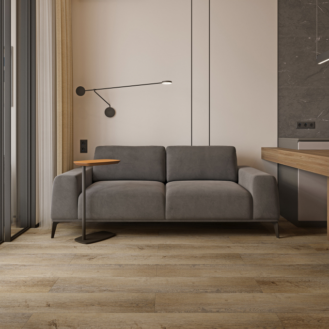 Каменный SPC ламинат FloorWood Quantum 8804 Дуб Томсон Каменный SPC ламинат FloorWood Quantum 8804 Дуб Томсон