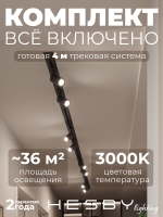 Комплект трековый Skylite №3, Hesby Lighting, HSBL_kompl_S003_VI4B3K