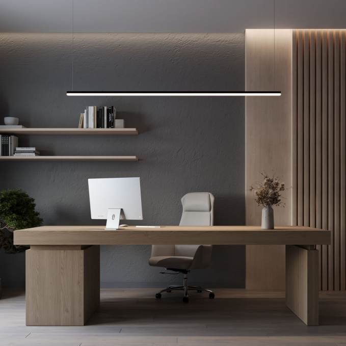 Профиль с экраном LINE-D-3030-2000 SQUARE OLIVE GREY+OPAL, Arlight, 055097, изображение 4