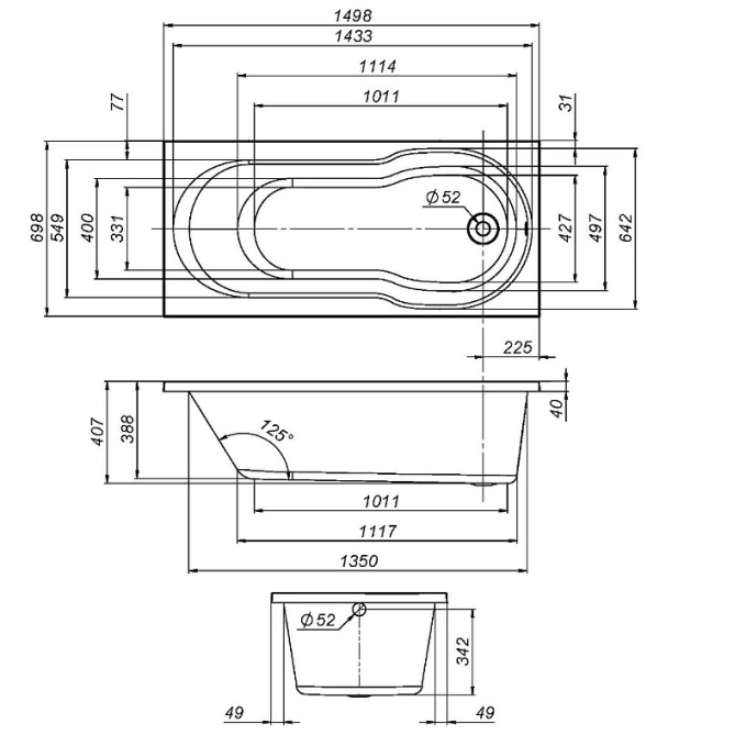 Панель для ванны AM.PM X-Joy W88A-150-070W-P Панель для ванны AM.PM X-Joy W88A-150-070W-P