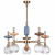 Люстра E14 5*40W TERRA MODERN ODL_EX26 021 ODEON LIGHT 5414/5