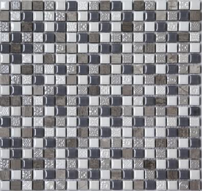 Мозаика Bonaparte Mosaics Smoke 30x30 (15*15*8)