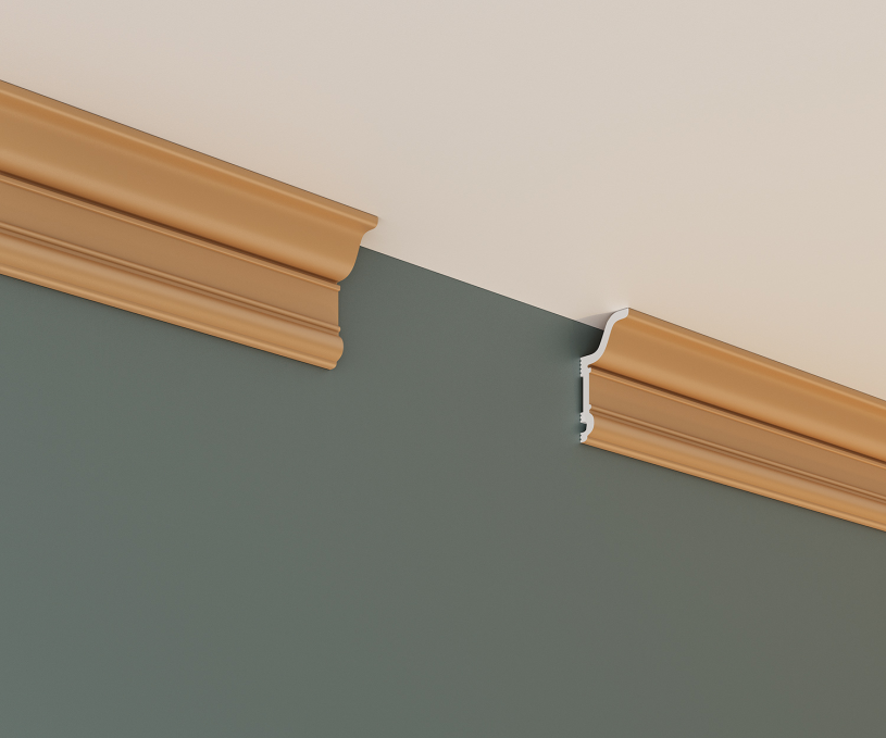 Карниз Cosca Decor KX046, 59х31x2000 мм, Экополимер