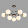 Люстра потолочная E27 9*60W 220V ELRONA MODERNI LN26 172 LUMION 8375/9C, фото на цветном фоне 2 Люстра потолочная E27 9*60W 220V ELRONA MODERNI LN26 172 LUMION 8375/9C, фото на цветном фоне 2