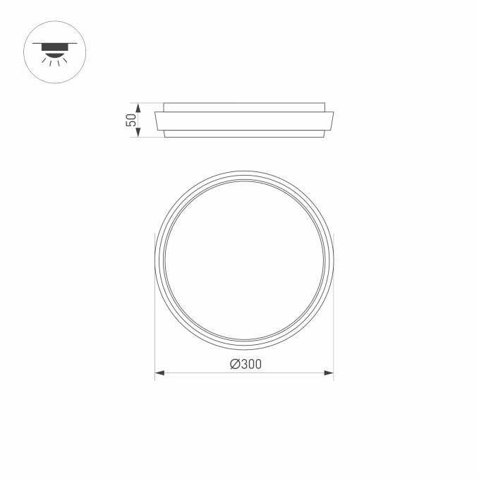 Светильник LGD-GIRO-R300-30W Warm3000 (GR, 110 deg, 230V), Arlight, 029950, изображение 5 Светильник LGD-GIRO-R300-30W Warm3000 (GR, 110 deg, 230V), Arlight, 029950, изображение 5