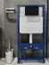 Инсталляция Sapbox 108C.500.01.806SS-MB для унитаза с кнопкой смыва черный матовый