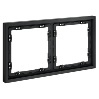 Рамка пластиковая VOLTUM S70 на 2 поста, (графит), Voltum, VLS100207 Рамка пластиковая VOLTUM S70 на 2 поста, (графит), Voltum, VLS100207