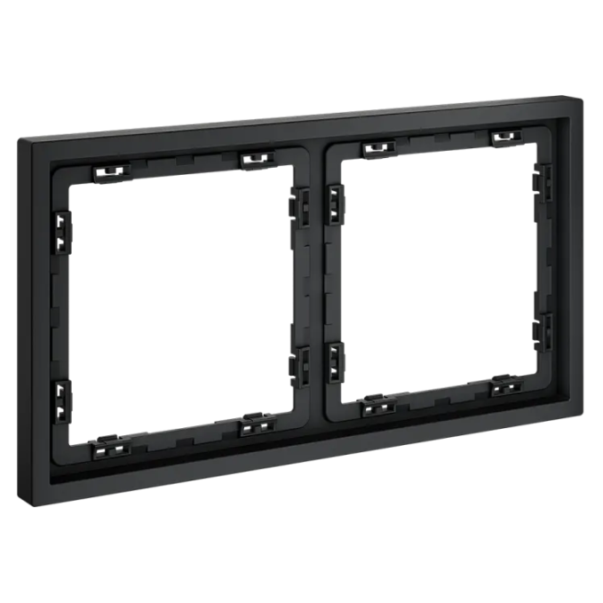 Рамка пластиковая VOLTUM S70 на 2 поста, (графит), Voltum, VLS100207 Рамка пластиковая VOLTUM S70 на 2 поста, (графит), Voltum, VLS100207