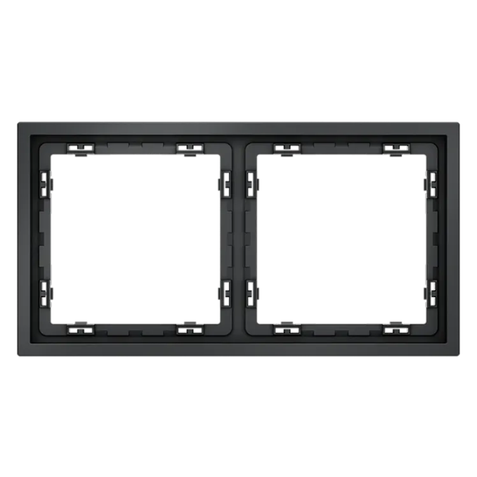 Рамка пластиковая VOLTUM S70 на 2 поста, (графит), Voltum, VLS100207 Рамка пластиковая VOLTUM S70 на 2 поста, (графит), Voltum, VLS100207