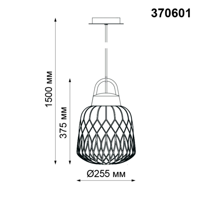 Ландшафтный подвес IP44 E27 60W 100-240V CONTE STREET NT19 678 NOVOTECH 370601, схема товара Ландшафтный подвес IP44 E27 60W 100-240V CONTE STREET NT19 678 NOVOTECH 370601, схема товара
