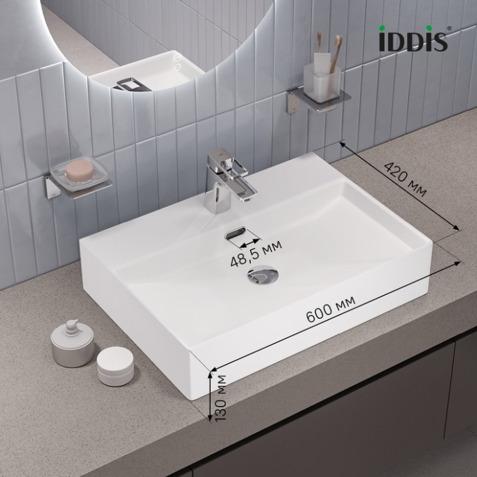 Раковина Iddis Bild BILWS60i27 Раковина Iddis Bild BILWS60i27