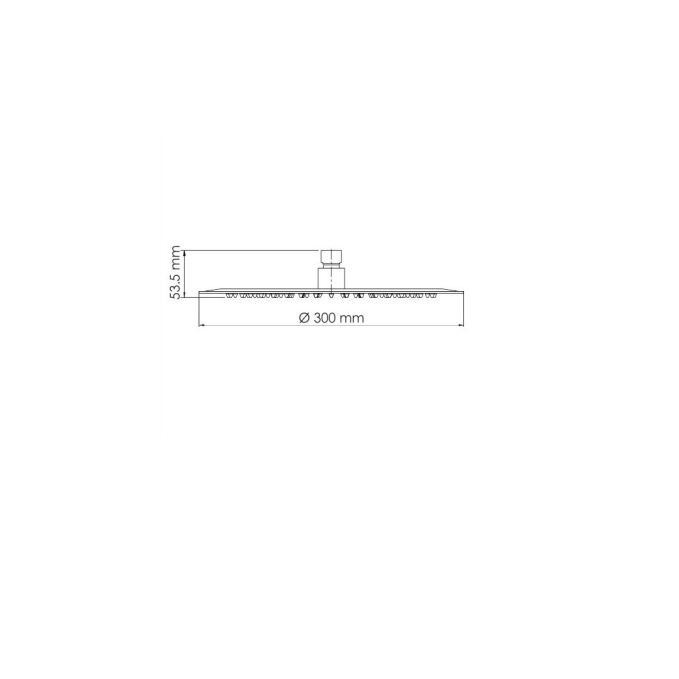 Верхний душ WasserKRAFT A116BG Верхний душ WasserKRAFT A116BG
