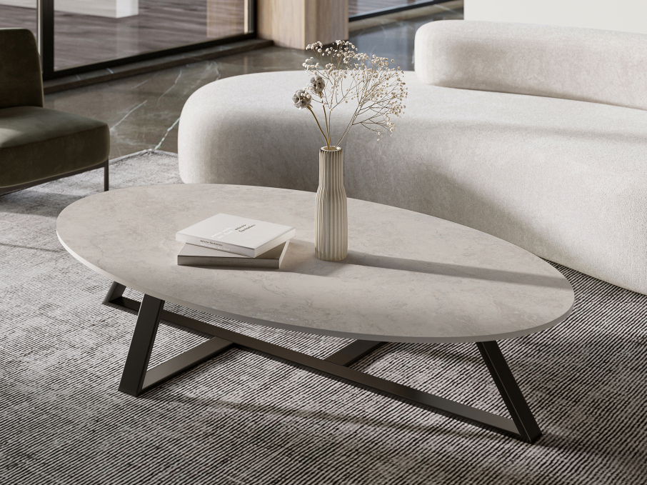 Керамический слэб StaroSlabs Matt Travertine Grey Matt Carving 160x320 Керамический слэб StaroSlabs Matt Travertine Grey Matt Carving 160x320