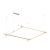 Основание ART-APRIORI-QUADRAT-HANG-3000x3000 (GD), Arlight, 056169