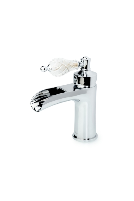 Смеситель для раковины Boheme Vogue Crystal 221-CRST хром глянцевый Смеситель для раковины Boheme Vogue Crystal 221-CRST хром глянцевый