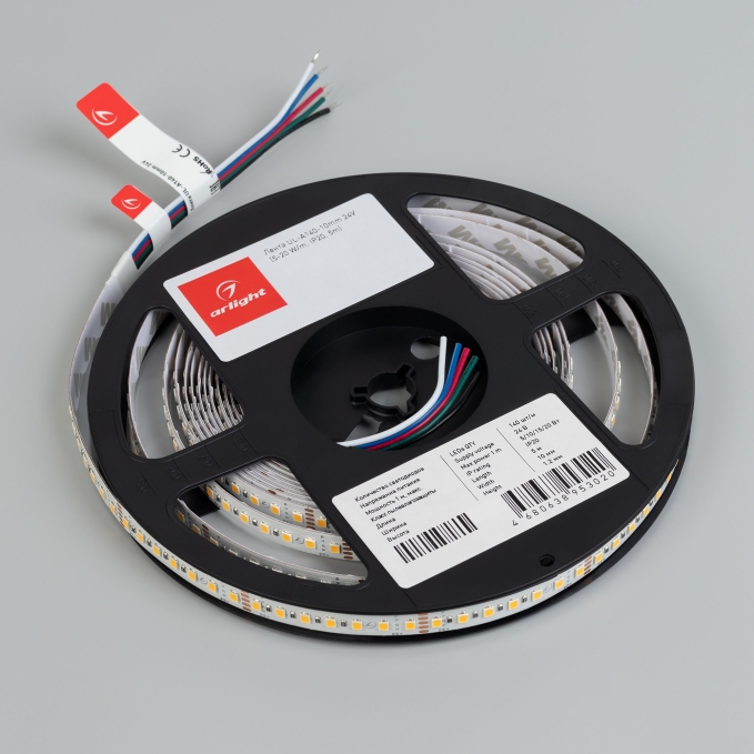 Светодиодная лента UL-A140-10mm 24V Warm2700 (5-20 W/m, IP20, 5m), Arlight, 061922, изображение 3 Светодиодная лента UL-A140-10mm 24V Warm2700 (5-20 W/m, IP20, 5m), Arlight, 061922, изображение 3