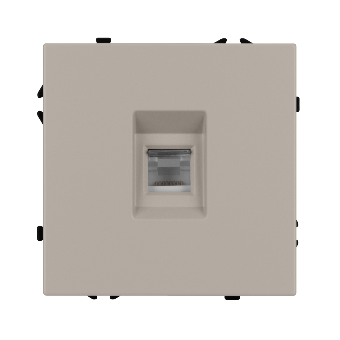 Механизм компьютерной розетки SCT-NOBE-MPC1-SFPL-CA (RJ-45, CAT6), Arlight, 059438, изображение 2 Механизм компьютерной розетки SCT-NOBE-MPC1-SFPL-CA (RJ-45, CAT6), Arlight, 059438, изображение 2
