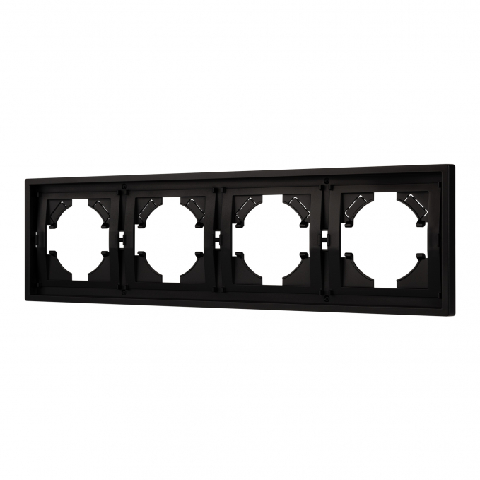 Рамка пластиковая FRM-TENDO-PL-4-BK, Arlight, 053848, изображение 1 Рамка пластиковая FRM-TENDO-PL-4-BK, Arlight, 053848, изображение 1