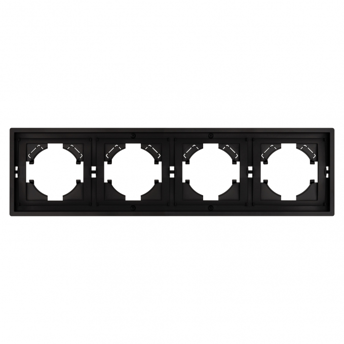 Рамка пластиковая FRM-TENDO-PL-4-BK, Arlight, 053848, изображение 2 Рамка пластиковая FRM-TENDO-PL-4-BK, Arlight, 053848, изображение 2