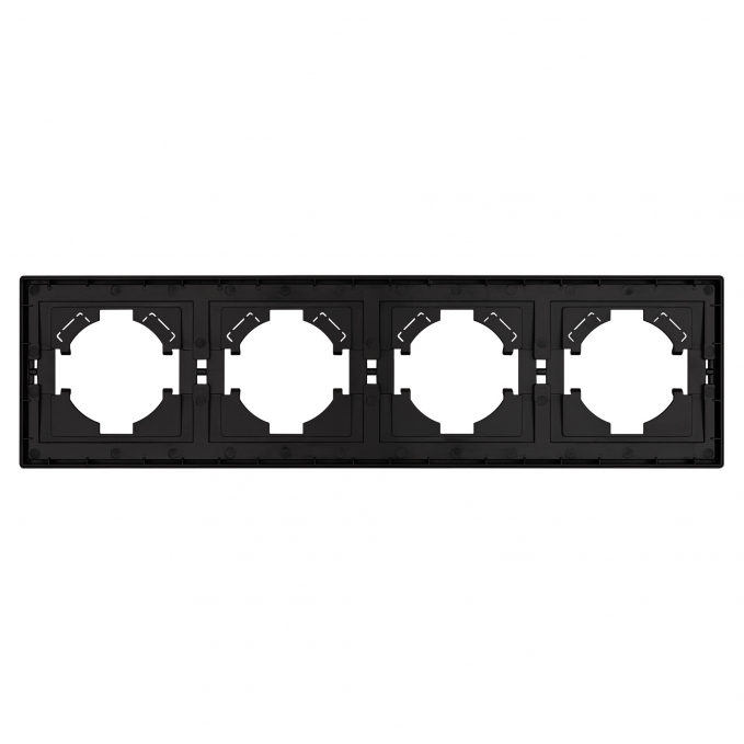 Рамка пластиковая FRM-TENDO-PL-4-BK, Arlight, 053848, изображение 3 Рамка пластиковая FRM-TENDO-PL-4-BK, Arlight, 053848, изображение 3