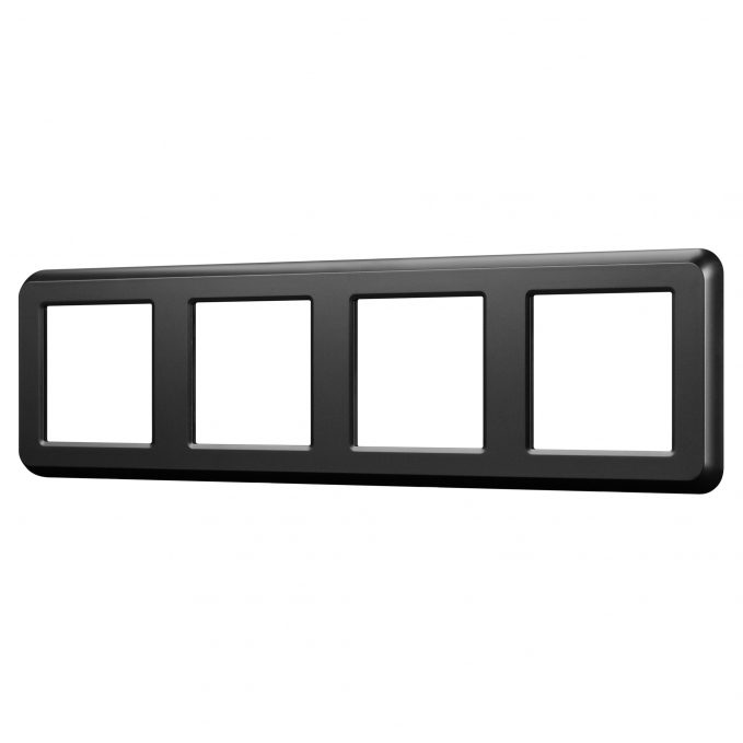 Рамка пластиковая FRM-VERSA-PL-4-BK, Arlight, 045188, изображение 1 Рамка пластиковая FRM-VERSA-PL-4-BK, Arlight, 045188, изображение 1