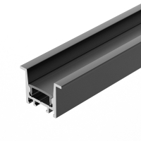 Профиль SL-COMFORT-2316-F-2000 ANOD BLACK, Arlight, 031769 Профиль SL-COMFORT-2316-F-2000 ANOD BLACK, Arlight, 031769
