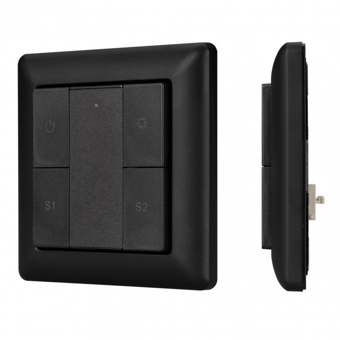 INTELLIGENT ARLIGHT Панель DALI-223-1G-2S-IN-BLACK (BUS), Arlight, 031100, изображение 1 INTELLIGENT ARLIGHT Панель DALI-223-1G-2S-IN-BLACK (BUS), Arlight, 031100, изображение 1