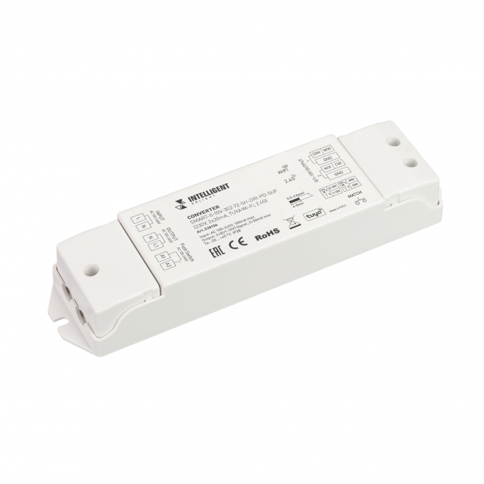 INTELLIGENT ARLIGHT Конвертер SMART-0-10V-302-72-SH-DRI-PD-SUF (230V, 2x20mA, TUYA Wi-Fi, 2.4G), Arlight, 038156, изображение 1 INTELLIGENT ARLIGHT Конвертер SMART-0-10V-302-72-SH-DRI-PD-SUF (230V, 2x20mA, TUYA Wi-Fi, 2.4G), Arlight, 038156, изображение 1