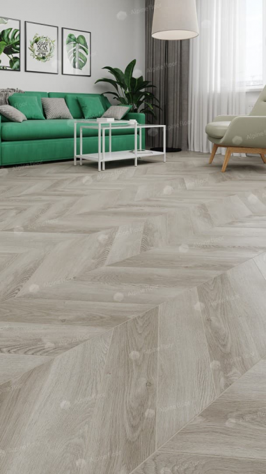 Каменный ламинат SPC Alpine Floor Chevron Alpine Дуб Фантазия, ECO 18-1 MC