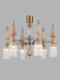 Люстра E14 6*40W TERRA MODERN ODL_EX26 021 ODEON LIGHT 5414/6, фото на цветном фоне 1 Люстра E14 6*40W TERRA MODERN ODL_EX26 021 ODEON LIGHT 5414/6, фото на цветном фоне 1