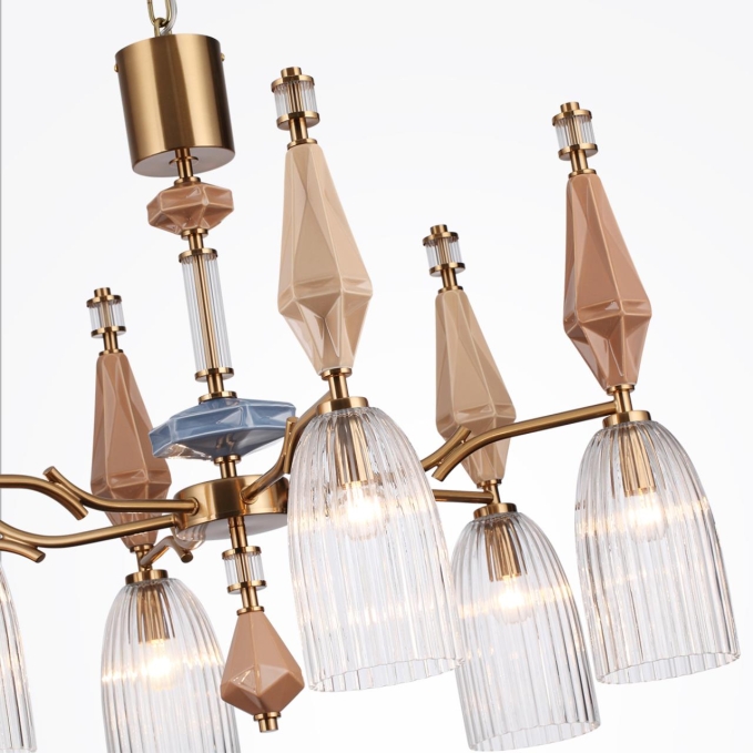 Люстра E14 6*40W TERRA MODERN ODL_EX26 021 ODEON LIGHT 5414/6, композиция 3 Люстра E14 6*40W TERRA MODERN ODL_EX26 021 ODEON LIGHT 5414/6, композиция 3