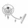 Бра E14 1*40W 220V SNOW CLASSI LN26 091 LUMION 8189/1W, композиция 1 Бра E14 1*40W 220V SNOW CLASSI LN26 091 LUMION 8189/1W, композиция 1