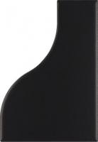 Настенная плитка Equipe Curve Black Matt 8.3x12, 28861 Настенная плитка Equipe Curve Black Matt 8.3x12, 28861