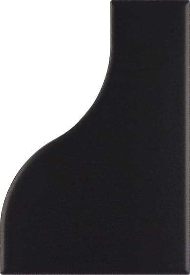 Настенная плитка Equipe Curve Black Matt 8.3x12, 28861 Настенная плитка Equipe Curve Black Matt 8.3x12, 28861
