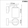 Светильник ландшафтный IP54 E27 max 60W 220-240V NAMI STREET NT23 356 NOVOTECH 370954, схема товара Светильник ландшафтный IP54 E27 max 60W 220-240V NAMI STREET NT23 356 NOVOTECH 370954, схема товара
