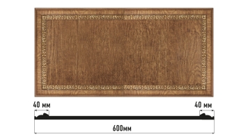 Декоративное панно Decomaster D3060-3, 600x300x18 мм