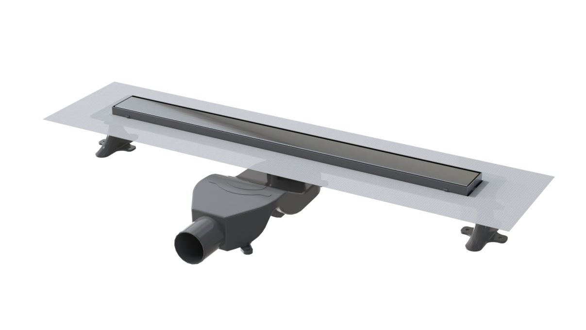 Душевой лоток Boheme Premium Linear 982-60-GM gun metal