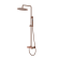Душевая стойка со смесителем Boheme Stick 128-BRB брашированная бронза