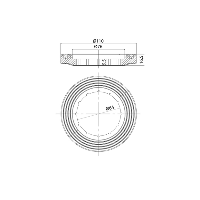 Мембрана для бачка унитаза Iddis Optima Home 905RN640SK