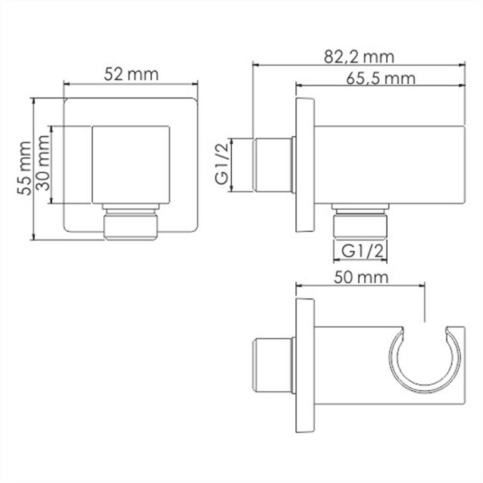 Подключение шланга WasserKRAFT A184 Подключение шланга WasserKRAFT A184