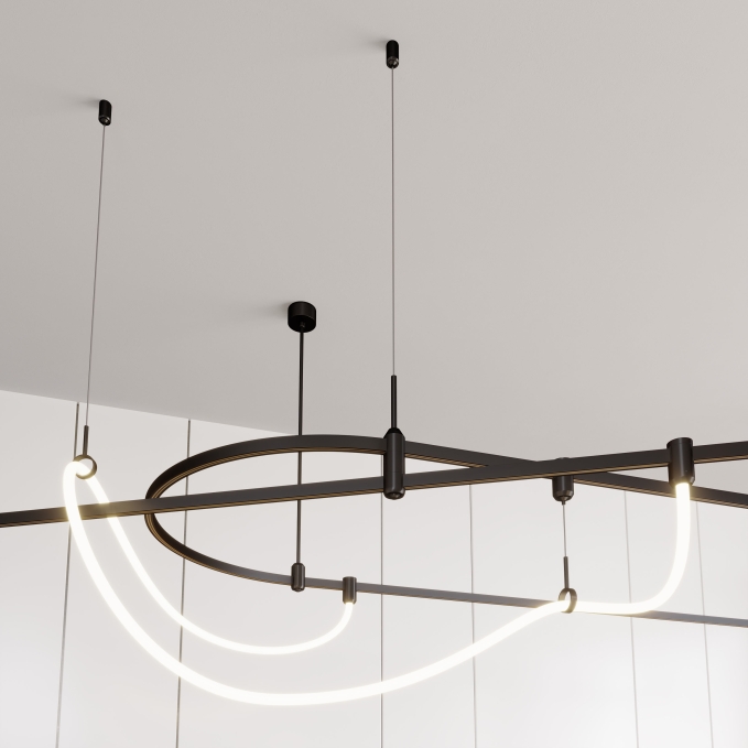 Светильник ART-APRIORI-TUBE-ELASTIC-R38-L5000-60W Warm3000 (BK, 360 deg, 48V), Arlight, 049277, изображение 3 Светильник ART-APRIORI-TUBE-ELASTIC-R38-L5000-60W Warm3000 (BK, 360 deg, 48V), Arlight, 049277, изображение 3