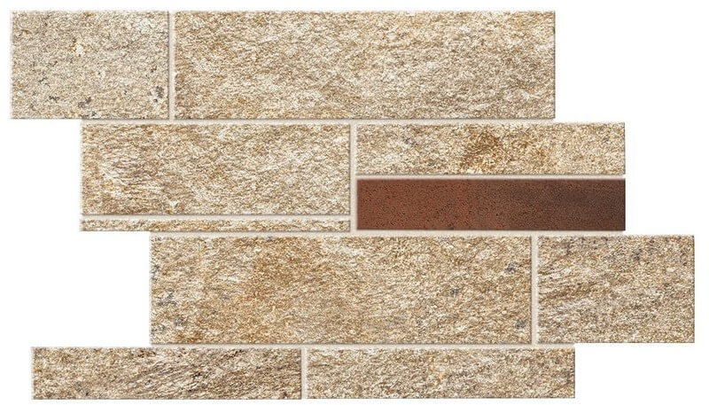 Мозаика Atlas Concorde Norde Oro Brick Corten 39x27.8, A597