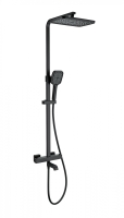 Душевая стойка со смесителем Wonzon & Woghand Stay 3 WW-B3026-T1-MB черная матовая с термостатом Душевая стойка со смесителем Wonzon & Woghand Stay 3 WW-B3026-T1-MB черная матовая с термостатом