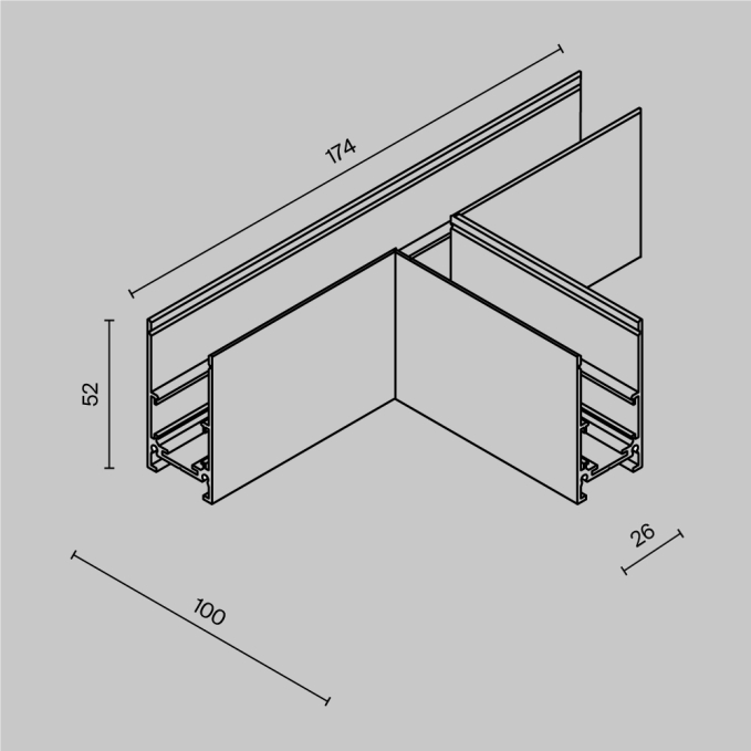 Коннектор Т-образный Exility накладной черный, TRA034CT-41B, изображение 5 Коннектор Т-образный Exility накладной черный, TRA034CT-41B, изображение 5