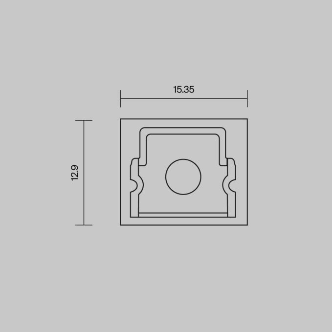 Комплект заглушек (для профиля 26x30) 2 шт., ALM-2630-EC 642053, 642053, изображение 5 Комплект заглушек (для профиля 26x30) 2 шт., ALM-2630-EC 642053, 642053, изображение 5