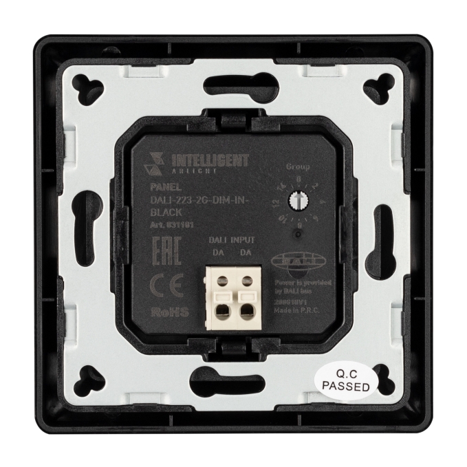 INTELLIGENT ARLIGHT Панель DALI-223-2G-DIM-IN-BLACK (BUS), Arlight, 031101, изображение 2 INTELLIGENT ARLIGHT Панель DALI-223-2G-DIM-IN-BLACK (BUS), Arlight, 031101, изображение 2
