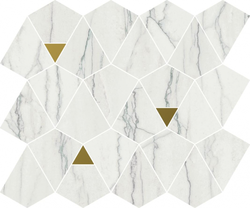 Мозаика Italon Charme Advance Platinum White Mosaico Vertex 25.8x30, 600110000941 Мозаика Italon Charme Advance Platinum White Mosaico Vertex 25.8x30, 600110000941