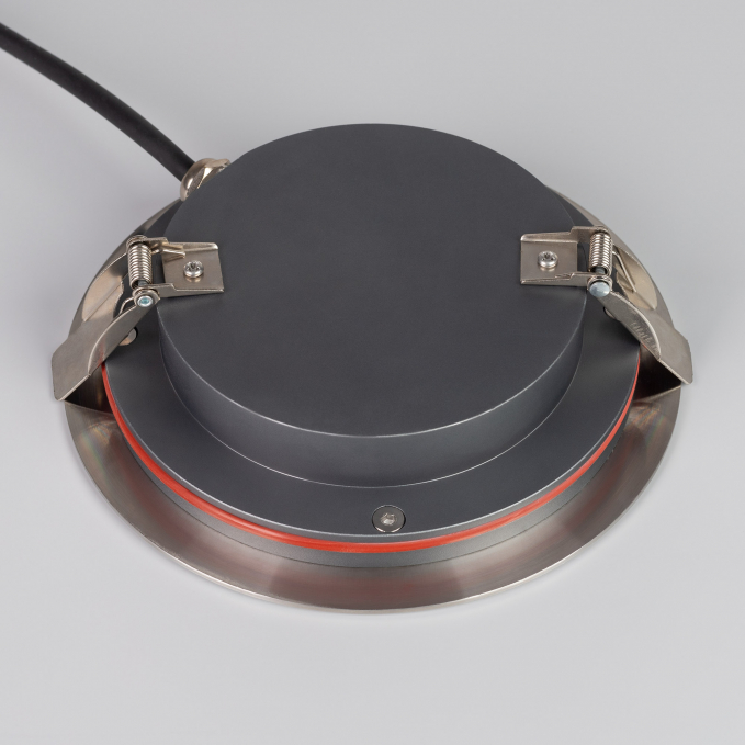 Светильник ART-GROUND-SLIM-R160-15W Warm3000 (SL, 30 deg, 24V), Arlight, 038167, изображение 3 Светильник ART-GROUND-SLIM-R160-15W Warm3000 (SL, 30 deg, 24V), Arlight, 038167, изображение 3