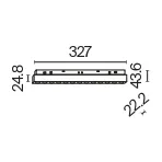 Трековый светильник Точки / Points Exility 2700-6000K 18Вт 36° Dim Dali1, Maytoni, TR031-4-18WTW-DD-B Трековый светильник Точки / Points Exility 2700-6000K 18Вт 36° Dim Dali1, Maytoni, TR031-4-18WTW-DD-B
